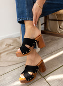 Clogs suede με τρουκς ERYNN