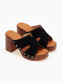 Clogs suede με τρουκς ERYNN