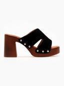 Clogs suede με τρουκς ERYNN