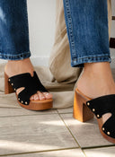 Clogs suede με τρουκς ERYNN