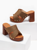 Clogs suede με τρουκς ERYNN