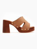 Clogs suede με τρουκς ERYNN