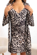 Νυχτικό σατέν με print και ρόμπα - Ζαχαρί - thefashionproject.gr - Modern ocean