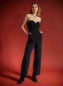 Ολόσωμη φόρμα strapless Aware by Vero Moda 10298140 - Μαύρο - thefashionproject.gr - AWARE by VERO MODA