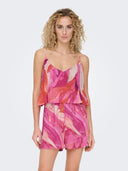 Ολόσωμο σορτς με βολάν και print Vero Moda 15327333