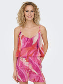Ολόσωμο σορτς με βολάν και print Vero Moda 15327333