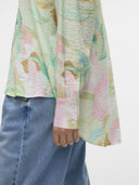 Oversize πουκάμισο με print φλοραλ Vero Moda 10315150