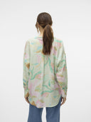 Oversize πουκάμισο με print φλοραλ Vero Moda 10315150