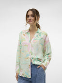 Oversize πουκάμισο με print φλοραλ Vero Moda 10315150