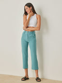 Παντελόνι chino με πιέτες - Μέντα - thefashionproject.gr - The Fashion Project