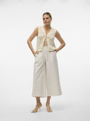 Παντελόνι culotte με ρίγες AWARE 10305147