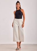 Παντελόνι culotte με ρίγες AWARE 10305147