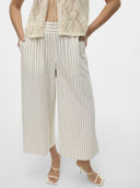 Παντελόνι culotte με ρίγες AWARE 10305147