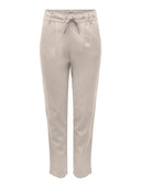 Παντελόνι με λινό ONLY 15278710 - Μπεζ - thefashionproject.gr - ONLY