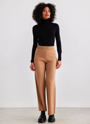 Παντελόνι με ριμπ πλέξη Escape - Biscuit - thefashionproject.gr - Escape