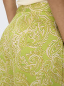 Παντελόνι σατέν με λαχούρια ONLY 15339991 - Lime - thefashionproject.gr - ONLY