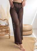 Παντελόνι see through με δαντέλα