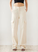 Παντελόνι τζιν cargo wide leg