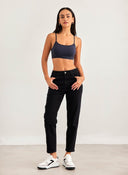 Παντελόνι τζιν high waist regular - Μαύρο - thefashionproject.gr - The Fashion Project