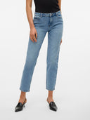 Παντελόνι τζιν KYLA straight Vero Moda 10307322 - Μπλε jean - thefashionproject.gr - VERO MODA