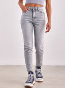 Παντελόνι τζιν Moni Highwaist straight Noisy May 27027468 - Γκρι - thefashionproject.gr - NOISY MAY