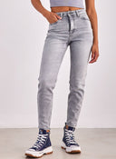 Παντελόνι τζιν Moni Highwaist straight Noisy May 27027468 - Γκρι - thefashionproject.gr - NOISY MAY