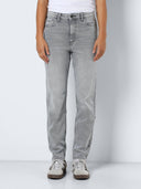 Παντελόνι τζιν Moni Highwaist straight Noisy May 27027468 - Γκρι - thefashionproject.gr - NOISY MAY