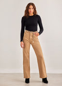 Παντελόνι τζιν wide leg με αλυσίδα