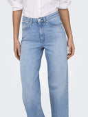 Παντελόνι τζιν wideleg JUIICY ONLY 15345249 - Μπλε denim - thefashionproject.gr - ONLY