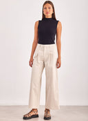 Παντελόνι wide leg με πιέτες ONLY 15311377