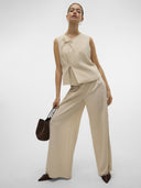Παντελόνι wide leg με πιέτες Vero Moda 10326937