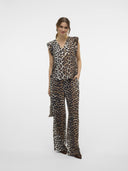 Παντελόνι wide leg με print Vero Moda 10303759