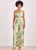 Παντελόνι wide leg σατέν με print ONLY 15315870