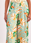 Παντελόνι wide leg σατέν με print ONLY 15315870