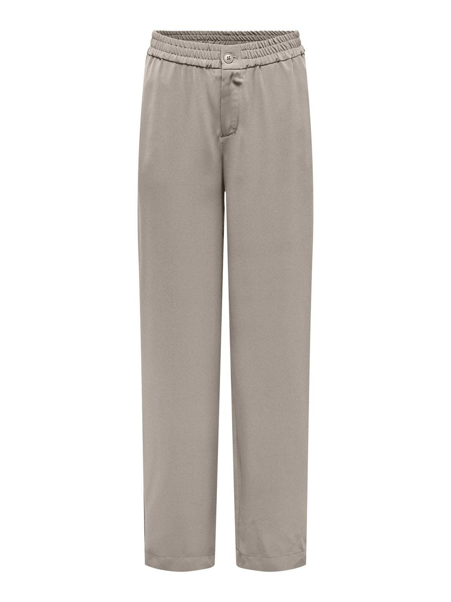 Παντελόνι wide leg υφασμάτινο με λάστιχο ONLY 15310950