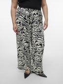 Παντελόνι wide leg υφασμάτινο plus size Vero Moda Curve 10305493