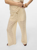 Παντελόνι wideleg crochet Vero Moda 10325044