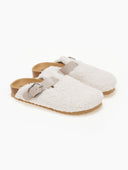 Παντόφλες με συνθετικό sheepskin PIECES 17151931