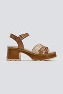Πέδιλα all day σε συνδυασμούς χρωμάτων Refresh 172693 - Μπεζ - thefashionproject.gr - Refresh