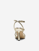 Πέδιλα crossover με μπαρέτα ONLY 15340883 - Χρυσό - thefashionproject.gr - ONLY