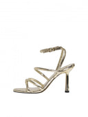 Πέδιλα crossover με μπαρέτα ONLY 15340883 - Χρυσό - thefashionproject.gr - ONLY