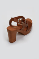 Πέδιλα δερμάτινα με φιάπα Ragazza 0339 - Ταμπά - thefashionproject.gr - RAGAZZA