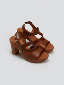 Πέδιλα δερμάτινα με φιάπα Ragazza 0339 - Ταμπά - thefashionproject.gr - RAGAZZA