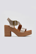 Πέδιλα δερμάτινα με τοκά Ragazza 0771 - Άμμου - thefashionproject.gr - RAGAZZA