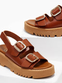Σανδάλια δερμάτινα με velcro λουράκι TFP