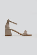 Πέδιλα γκλίτερ με μπαρέτα TFP - Nude - thefashionproject.gr - TFP - 23413004003