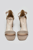 Πέδιλα γκλίτερ με μπαρέτα TFP - Nude - thefashionproject.gr - TFP - 23413004003