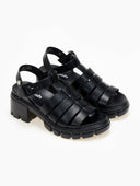 Πέδιλα gladiator Refresh 171540 - Μαύρο - thefashionproject.gr - Refresh