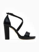 Πέδιλα με croosssover σχέδιο TFP - Μαύρο - thefashionproject.gr - TFP