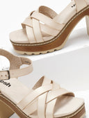 Πέδιλα με crossover λουράκια Refresh 171877 - Πάγου - thefashionproject.gr - Refresh